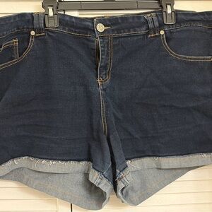 Paris Blues Dark Blue Jean Shorts